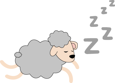 MC Sleep's sleeping sheep drifting through the night sky